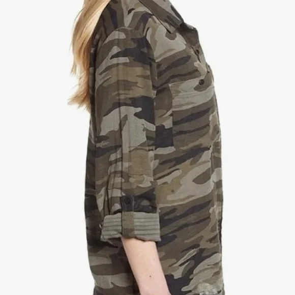 Camouflage Button Down Shirt - Picture 3 of 10